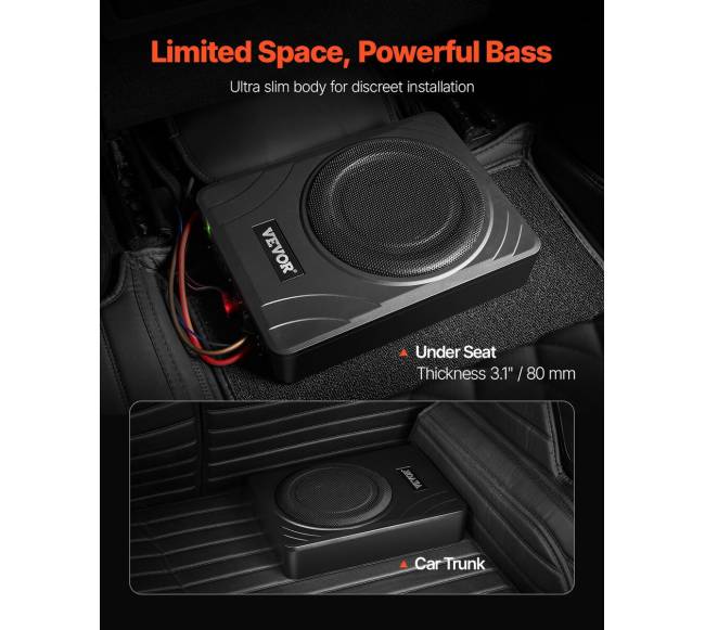 20 cm 300W automobilinis žemų dažnių garsiakalbis1