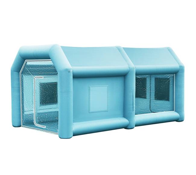 Pripučiamas dažymo palapinė 4 x 2.5 x 2.2 m9