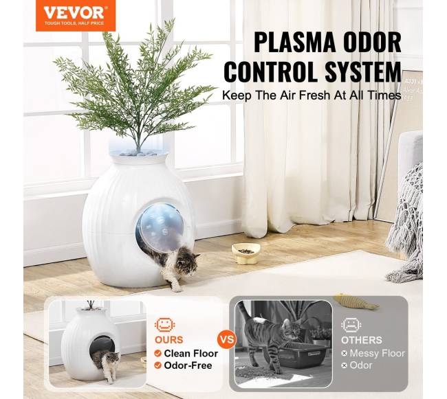 Nematoma kvapo kačių kraiko dėžė su augalu1