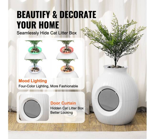 Nematoma kvapo kačių kraiko dėžė su augalu2