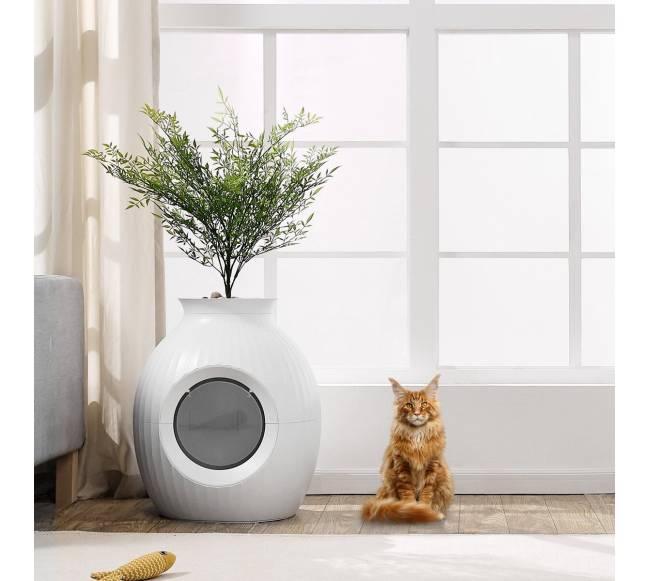 Nematoma kvapo kačių kraiko dėžė su augalu7