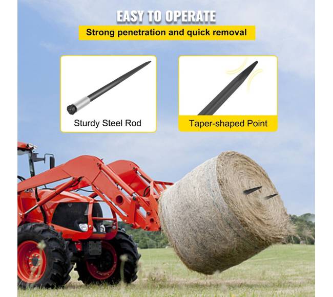 Šieno smiginiai, 2 vnt, juodi, 134 cm, 1814 kg5