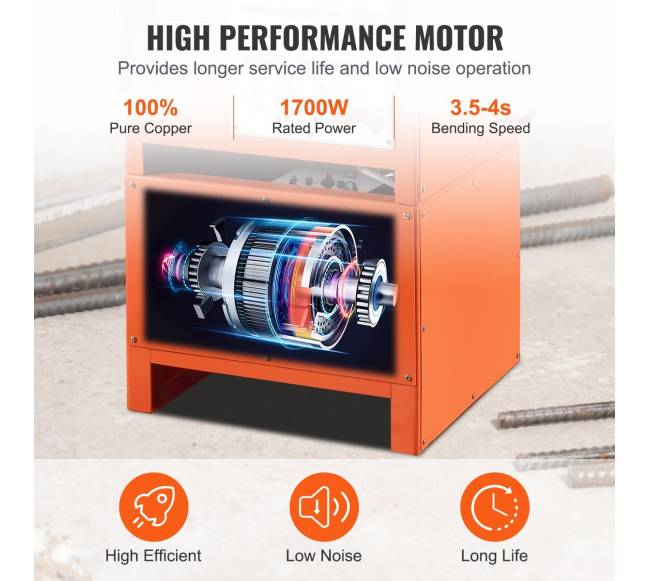 Elektrinė armatūros sulenkėjas 1700W 4-25mm3