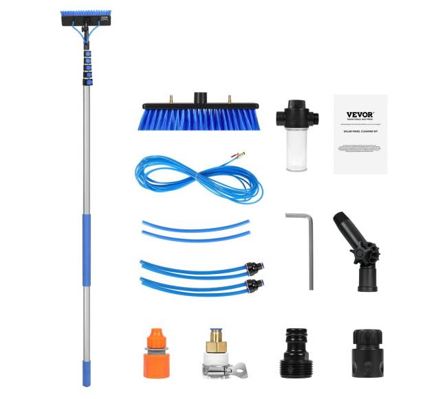 11 m saulės kolektorių valymo kotas su prailginamu rankena8