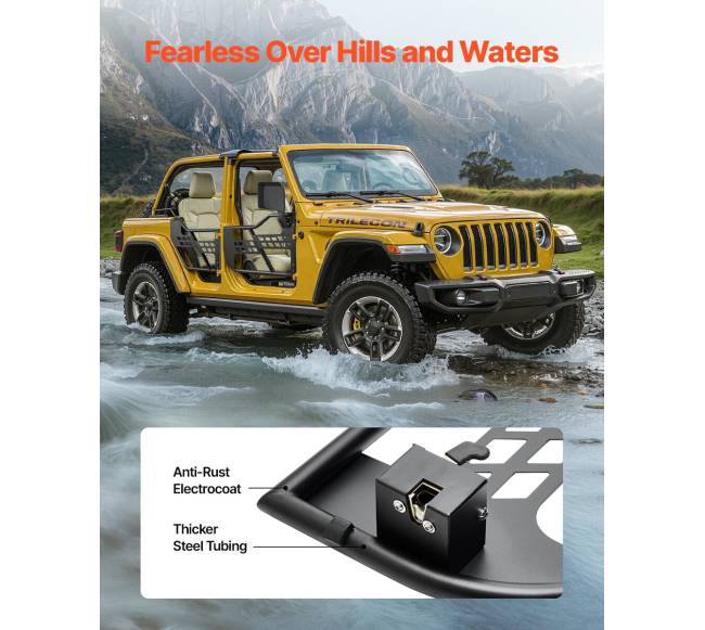 keturių durų jeep wrangler tube durys 2018-20245