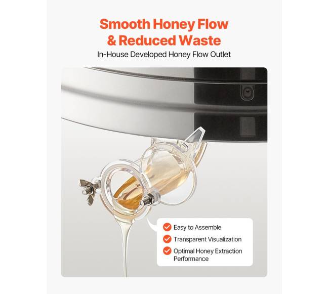 Rankinis medaus ekstraktorius 6 rėmų2