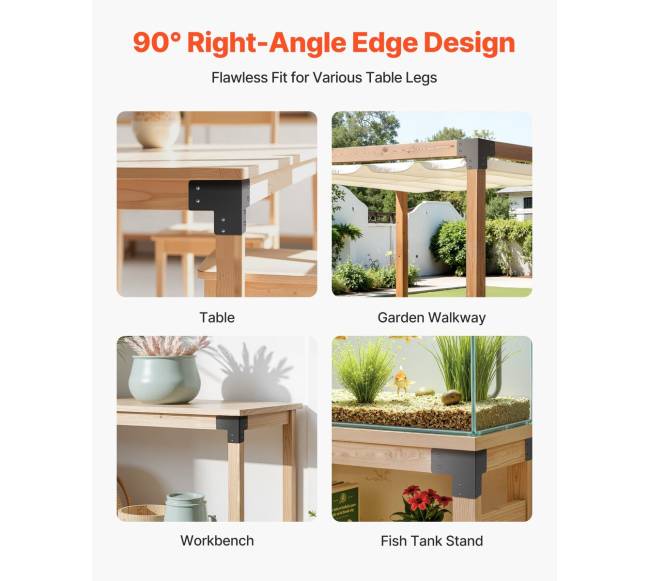 8 dalių darbo stalo kampinės laikiklio komplektas5