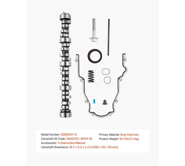 LS sunkvežimio kumštelis su tarpikliais GM Gen346