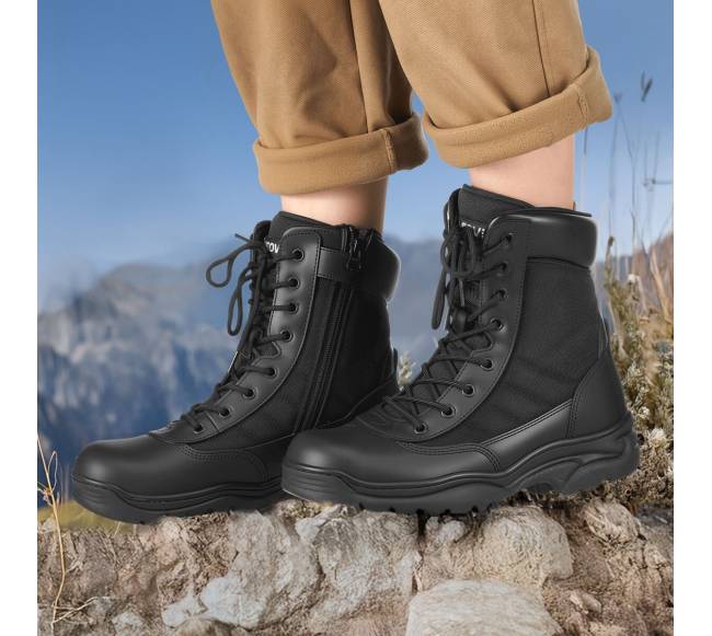 vyriški kariniai batai su šoniniu užtrauktuku7