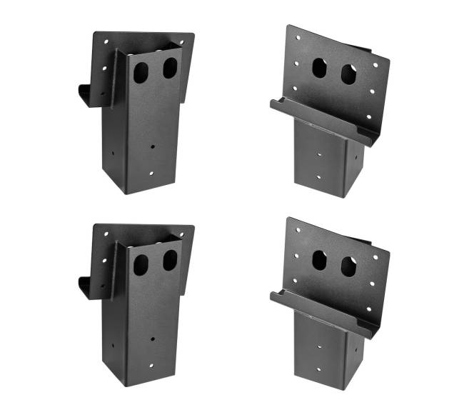 Platformos kampinės laikikliai 88.9x88.9 mm, 4 vnt.0