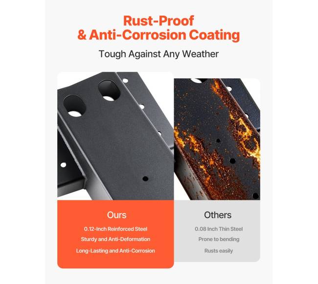 Platformos kampinės laikikliai 88.9x88.9 mm, 4 vnt.2