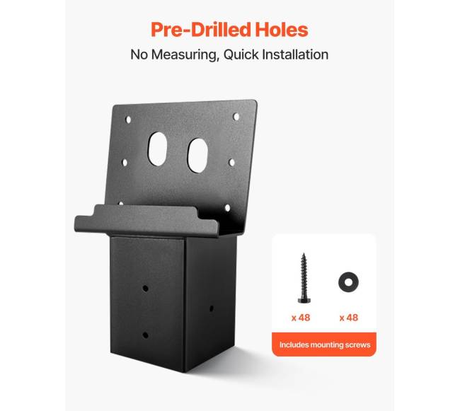 Platformos kampinės laikikliai 88.9x88.9 mm, 4 vnt.4