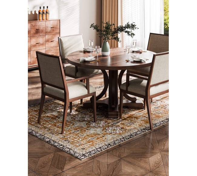 Didelis kilimas 6x9 pėdų ant slydimo vidaus naudojimui4