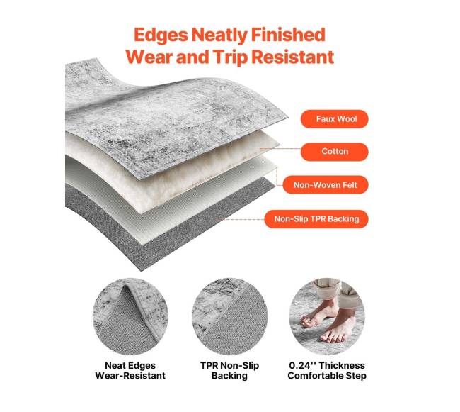 didelis kilimas nuo slydimo bohemiškas pilkas5