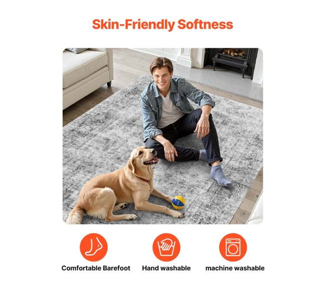 didelis kilimas nuo slydimo bohemiškas pilkas6