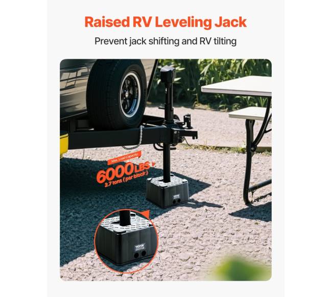 Priekabos stovo blokas 6 cm aukščio1