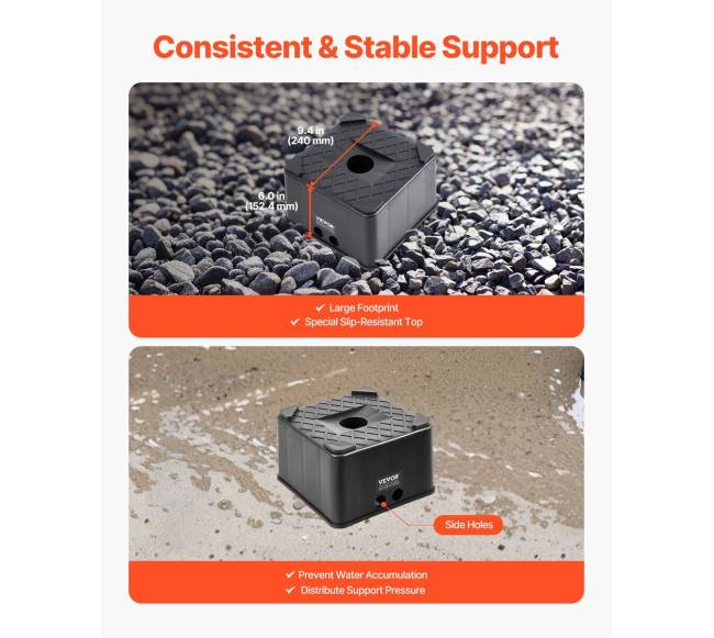 Priekabos stovo blokas 6 cm aukščio2