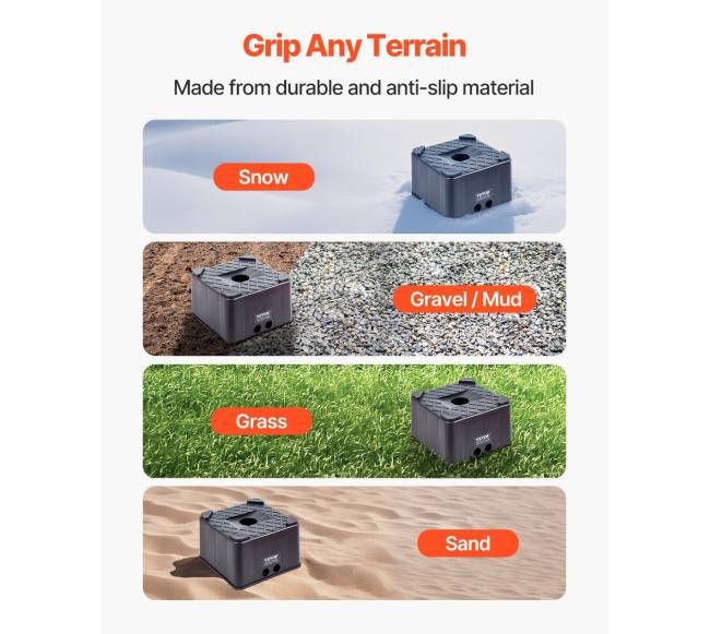 Priekabos stovo blokas 6 cm aukščio4