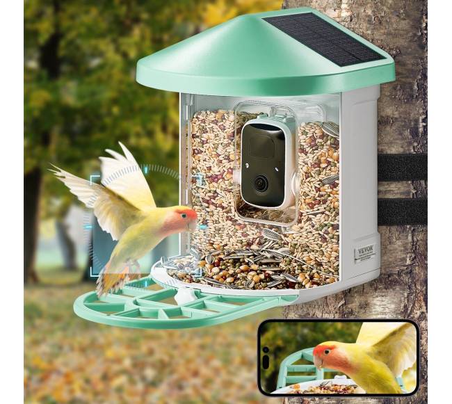 Išmani saulės lesyklėlė su kamera7