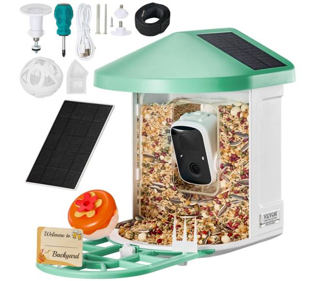 Išmani saulės lesyklėlė su kamera8