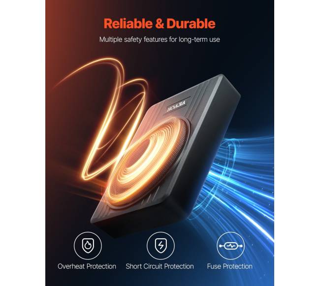 10 colių po sėdyne automobilio žemų dažnių garsiakalbis4