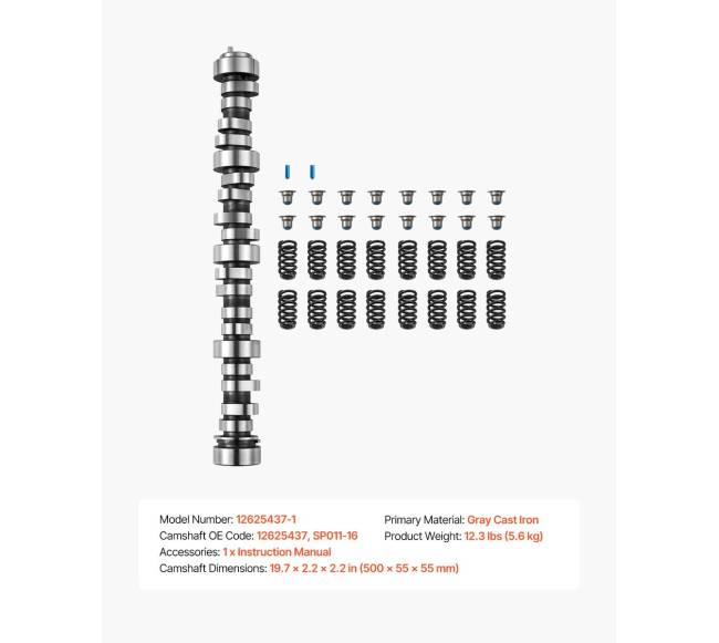 Norris sunkablių komplektas su spyruoklėmis ir tarpikliais6