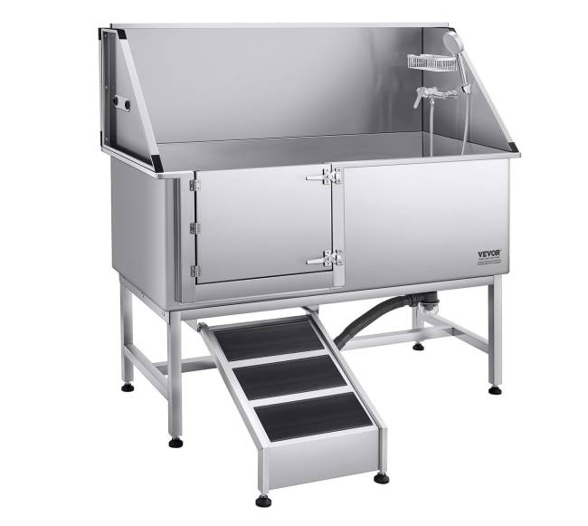 157,5 cm šunų kirpimo vonelė iš nerūdijančio plieno0