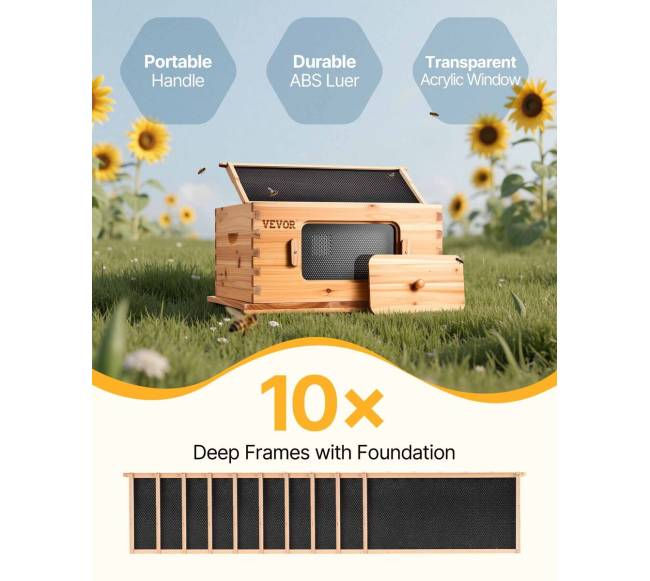 Langstrotas bičių avilys su rėmeliais1