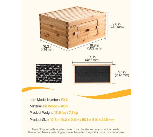 Langstrotas bičių avilys su rėmeliais6