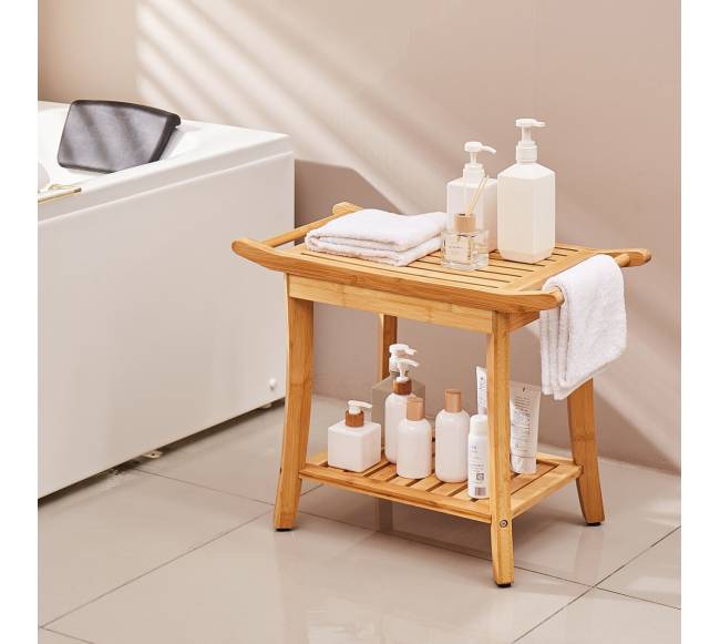 Bambuko dušo suoliukas 61 x 35 x 48 cm7