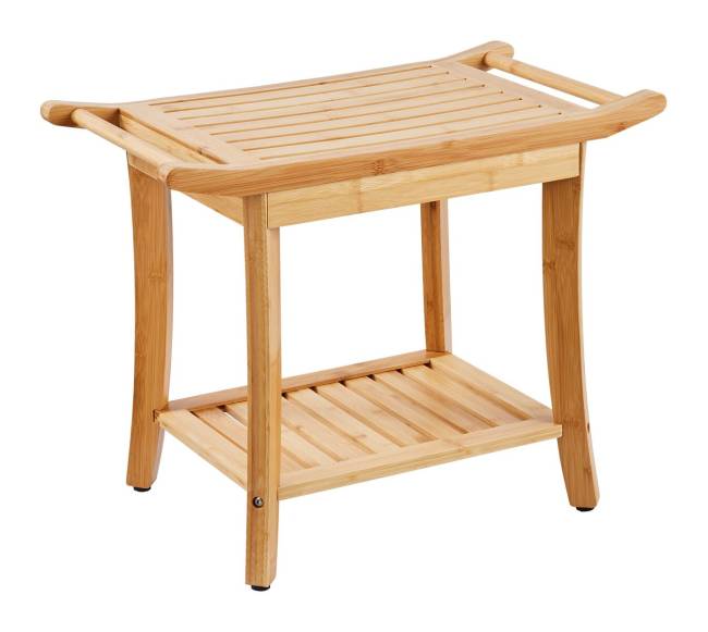 Bambuko dušo suoliukas 61 x 35 x 48 cm10