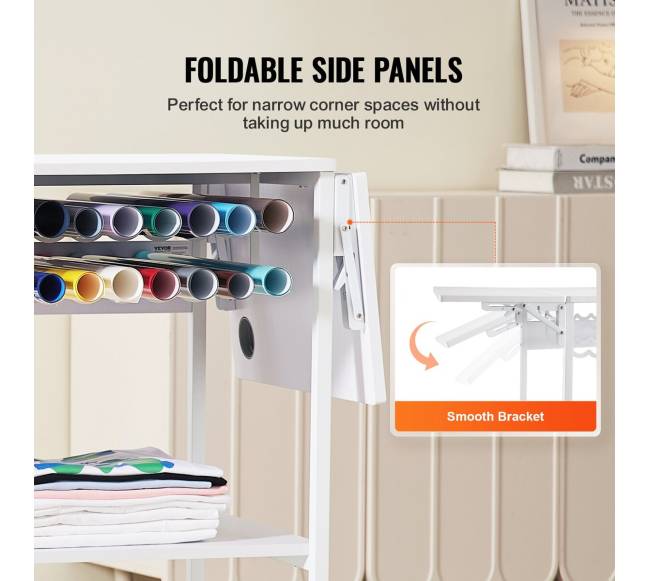 trijų lygių šilumos presas su ratukais baltas2