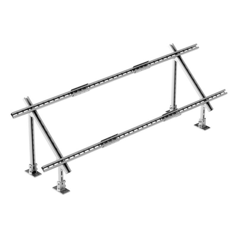 Saulės panelių laikikliai, reguliuojami kampu0