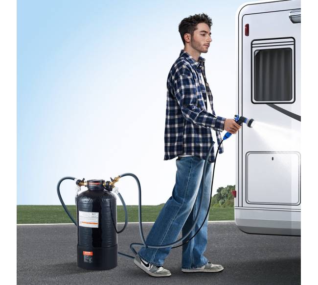 Dejonizuoto vandens plovimo sistema su TDS matuokliu7