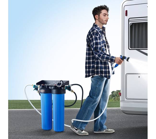 Dejonizuotos vandens sistema automobiliams su TDS matuokliu7