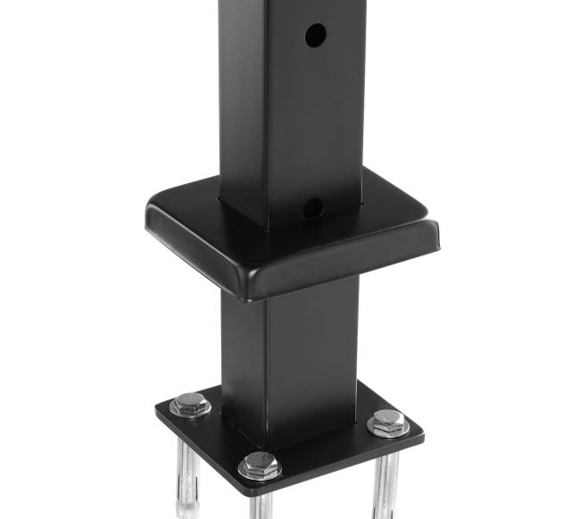 juoda turėklų stulpų paketas, 4 vnt.9