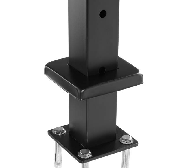 nerūdijančio plieno turėklų stulpas su skylėmis9