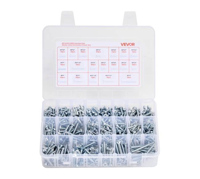 2250 vnt. varžtų ir veržlių rinkinys M3 M4 M59