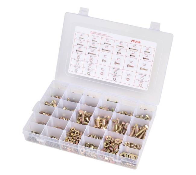 906 dalių varžtų ir veržlių rinkinys8