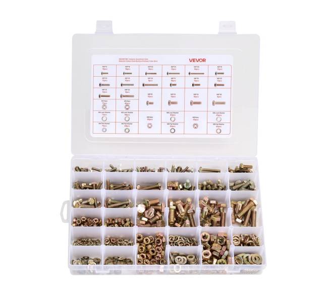 906 dalių varžtų ir veržlių rinkinys9