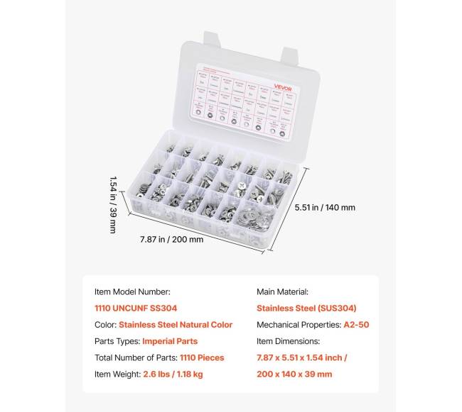 720 dalių varžtų ir veržlių rinkinys baldams6