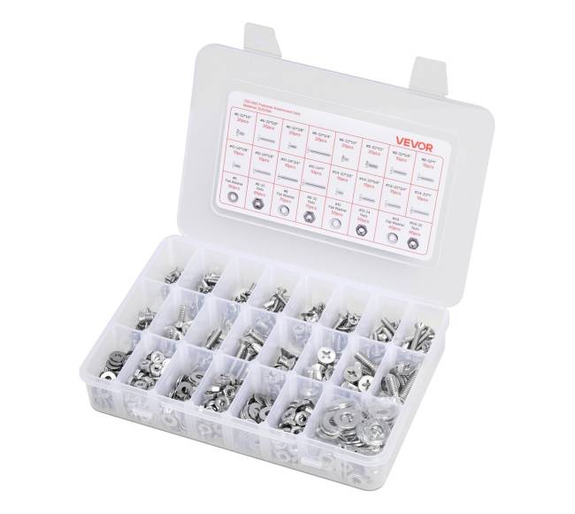 720 dalių varžtų ir veržlių rinkinys baldams8