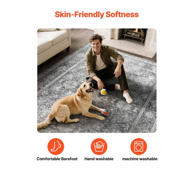 Didelis kilimas 243 x 305 cm pilkas6