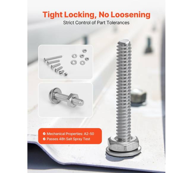 1110 vnt. veržlių ir varžtų rinkinys iš nerūdijančio plieno3