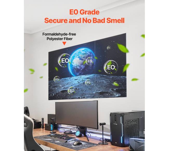 akustinės plokštės namams, 6 vnt. paketas3