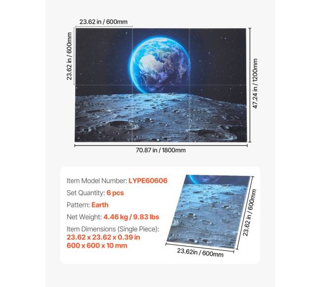 akustinės plokštės namams, 6 vnt. paketas6