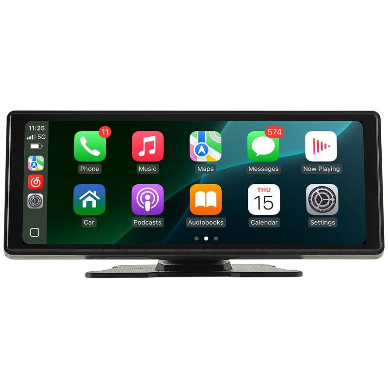 Automobilinė stereo sistema su CarPlay ir Bluetooth0