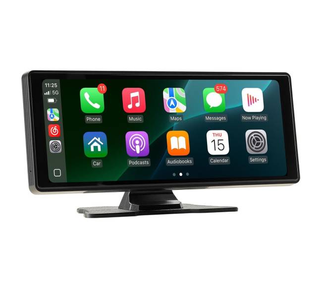 Automobilinė stereo sistema su CarPlay ir Bluetooth8