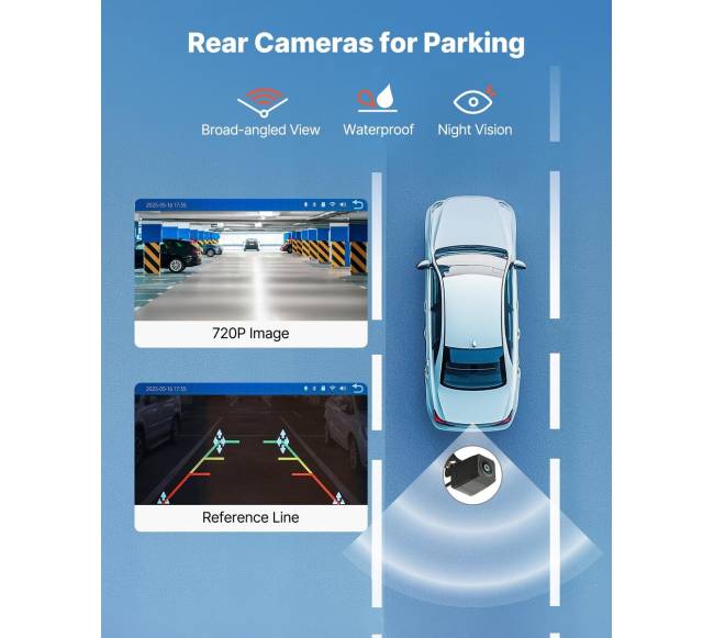 Automobilio radijas su CarPlay ir kamera3