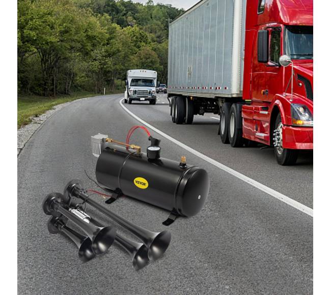 Keturių trimitų oro signalas su kompresoriumi7